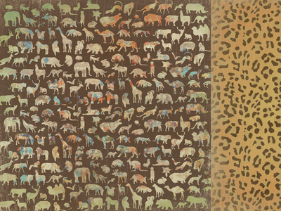 cheetah - kaisercrxaft 12 x12" paper